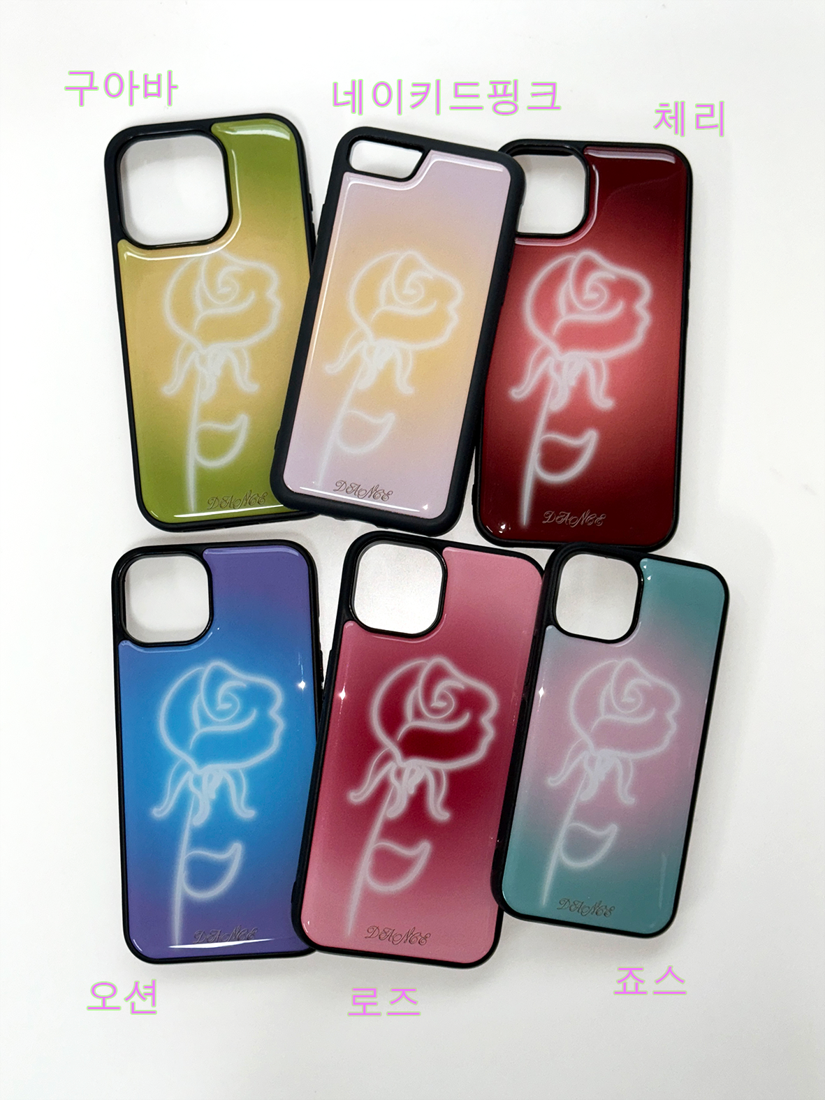 Neon Rose epoxy case