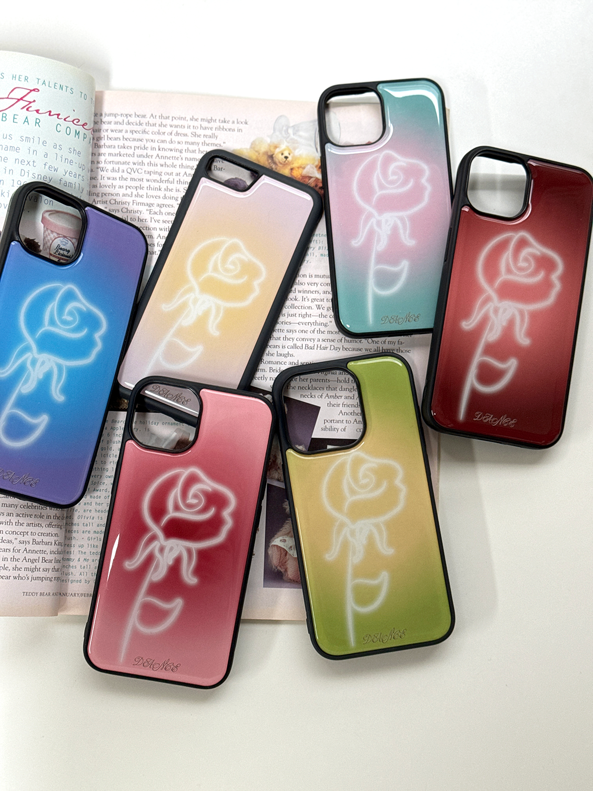 Neon Rose epoxy case
