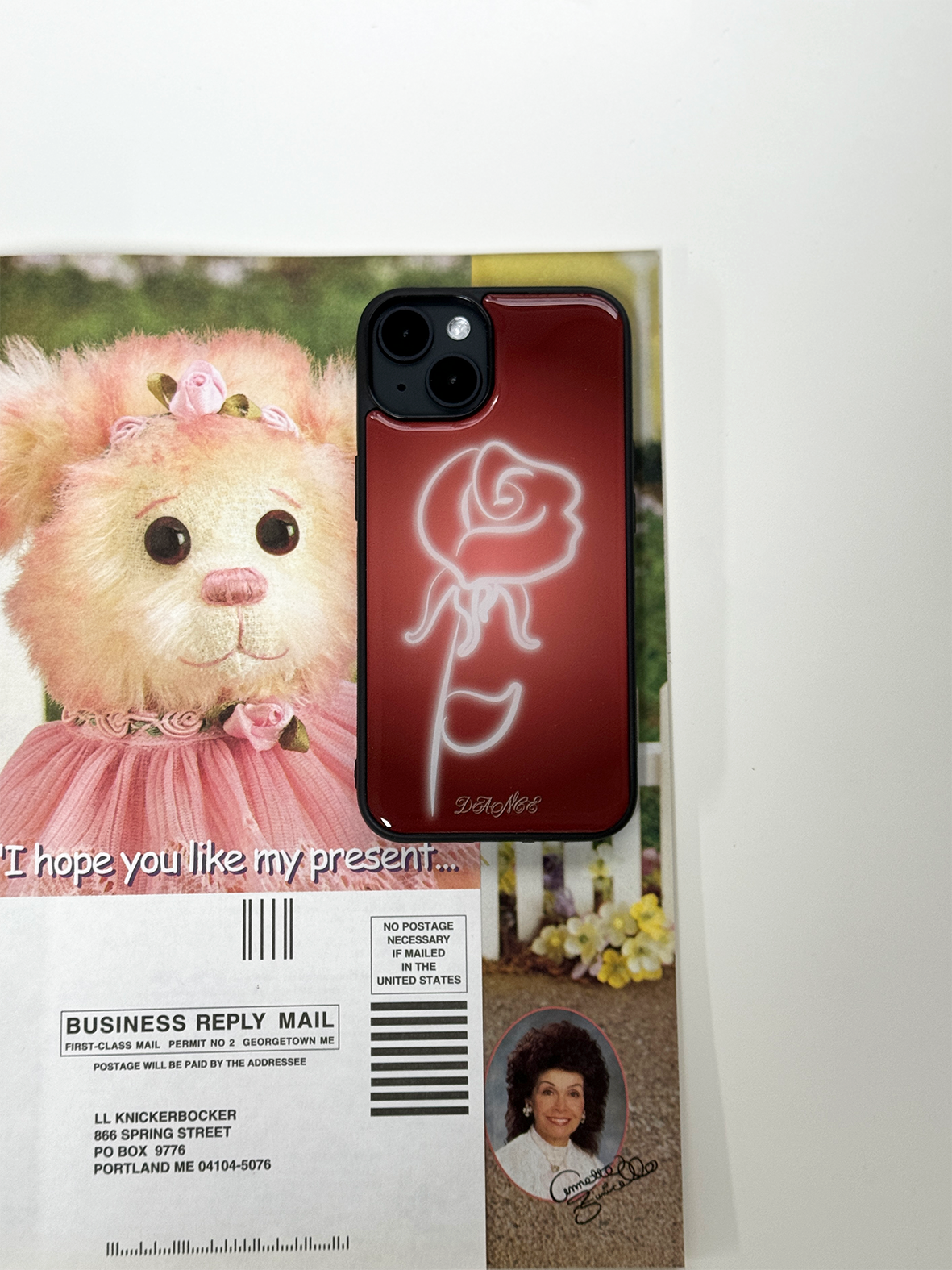 Neon Rose epoxy case