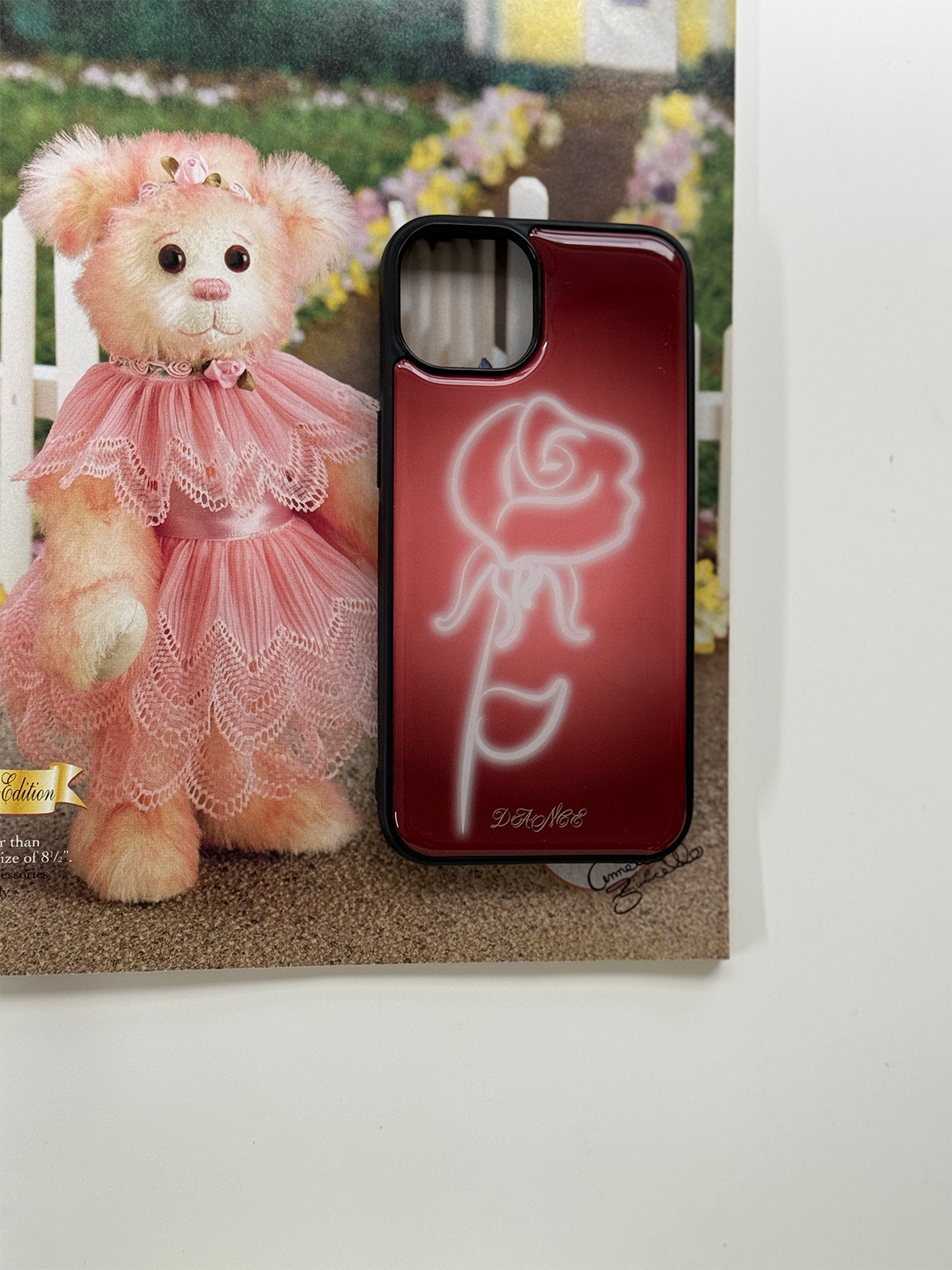 Neon Rose epoxy case