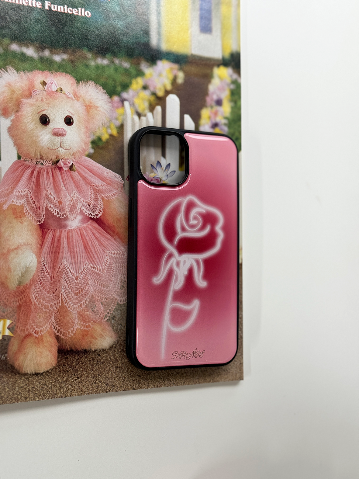 Neon Rose epoxy case