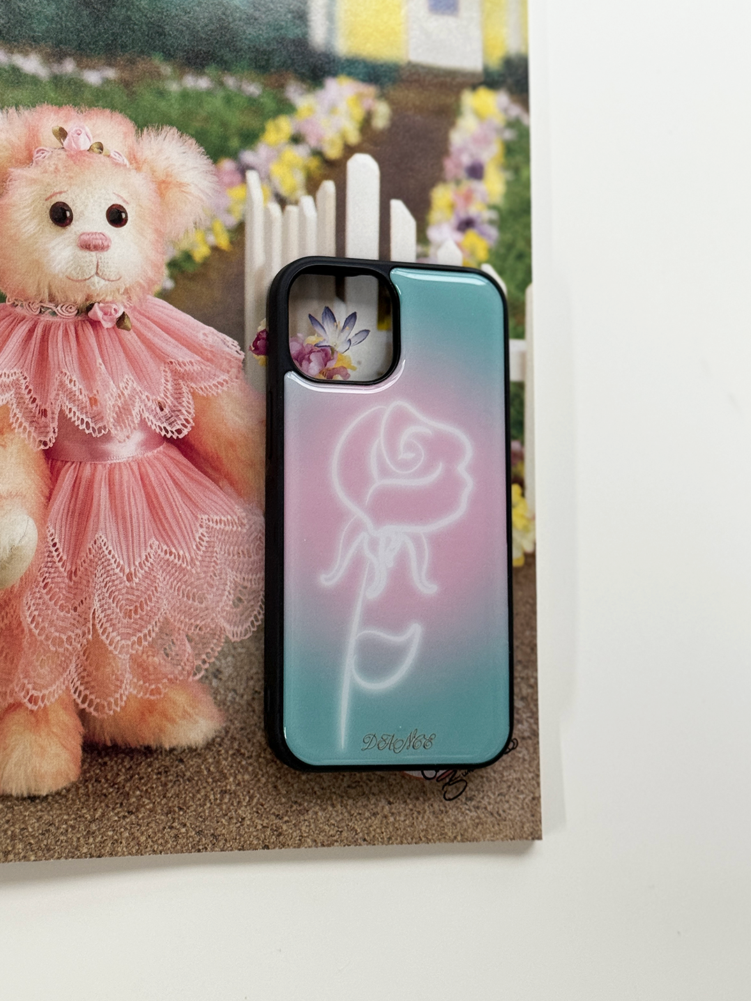 Neon Rose epoxy case