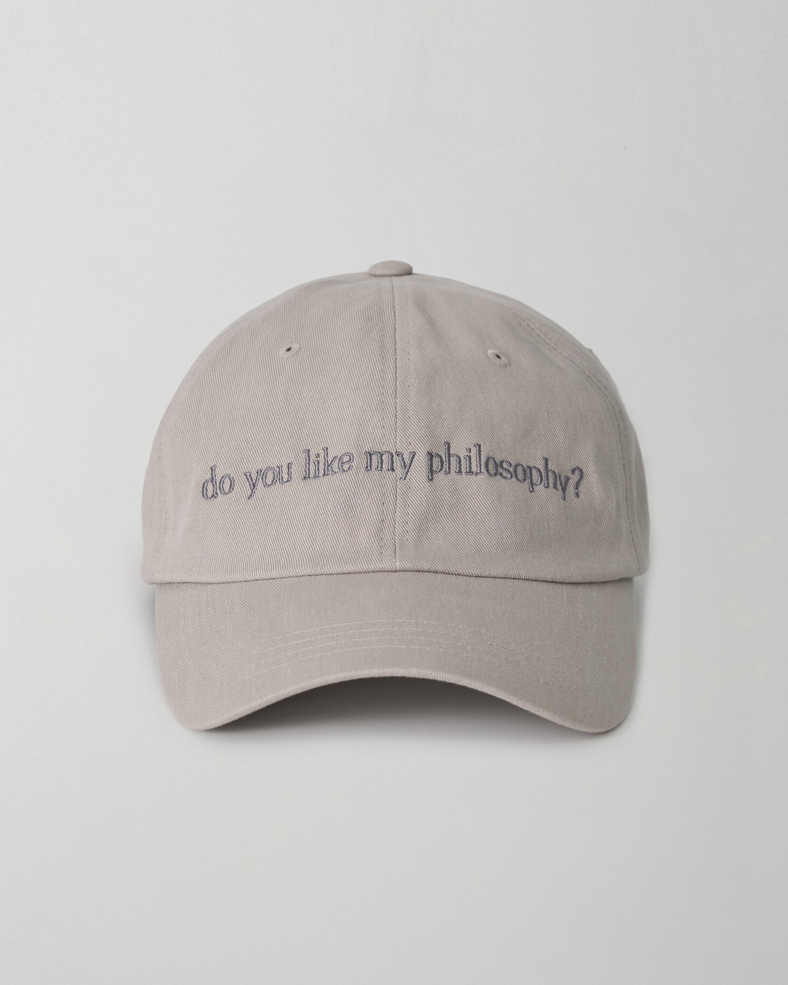 [ philosoph ] Logo Ball Cap - Lilac Ash