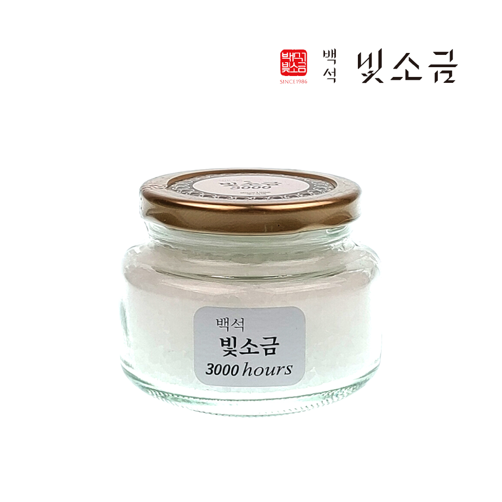 [본사직영]백석빛소금 3000시간 알갱이 250g