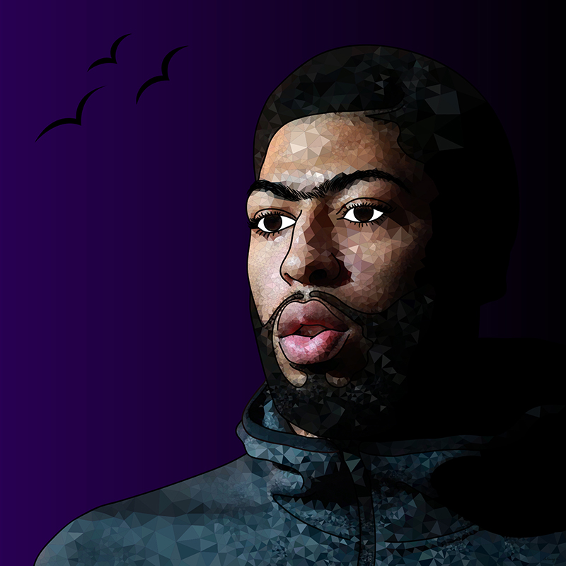 NBA 앤서니 데이비스 초상화