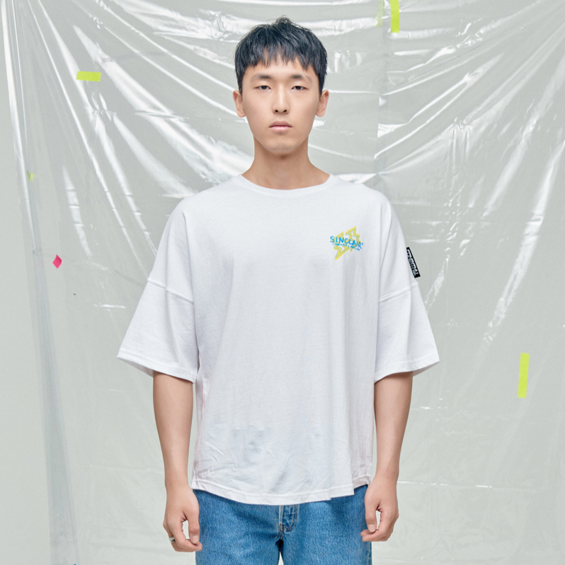 SINCLAIR 싱클레어 x 캄퍼씨 콜라보 세이브 웨일 캠페인 유니섹스 티셔츠 화이트
