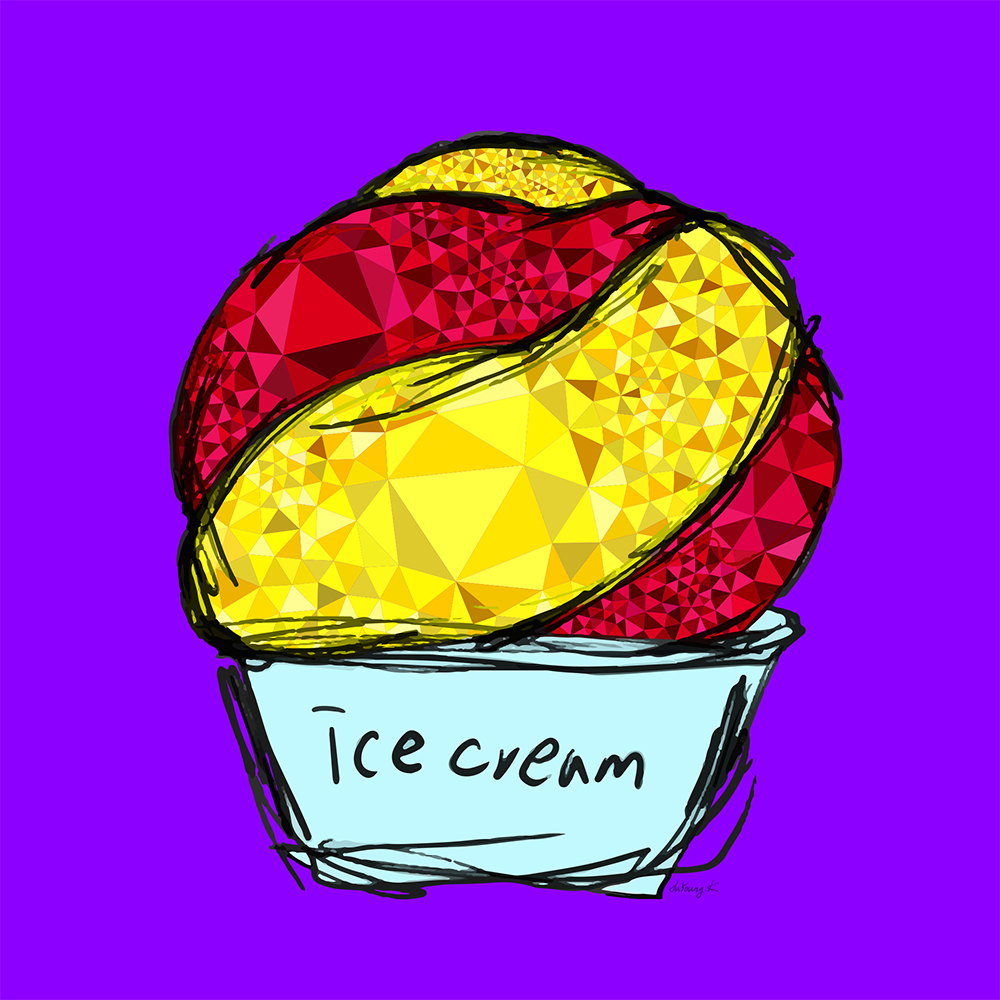 아이스크림 (my kind of flavor ice cream) 그림 판매