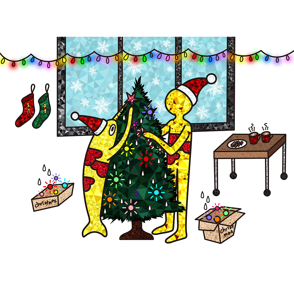 구름물고기와 구름맨 (make tree) 그림 판매