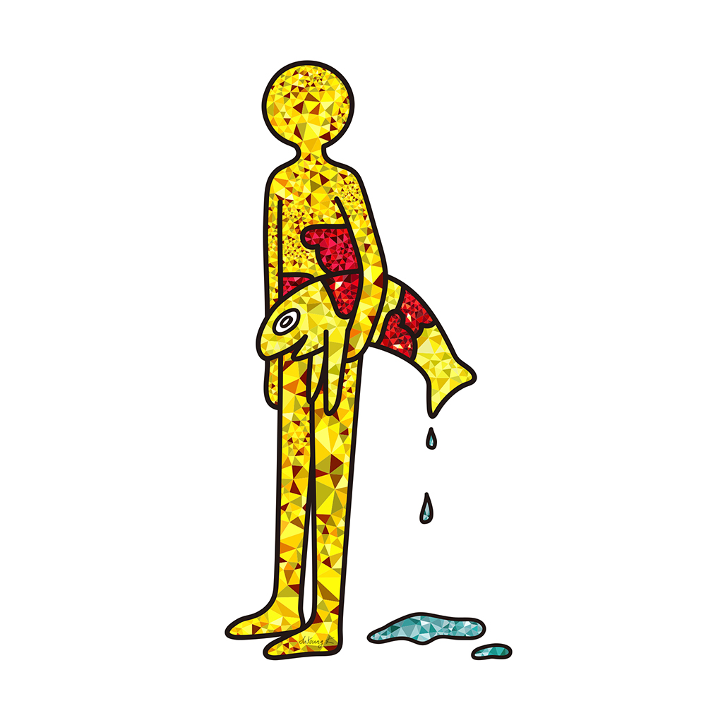 구름물고기와 구름맨 (dry) 그림 판매
