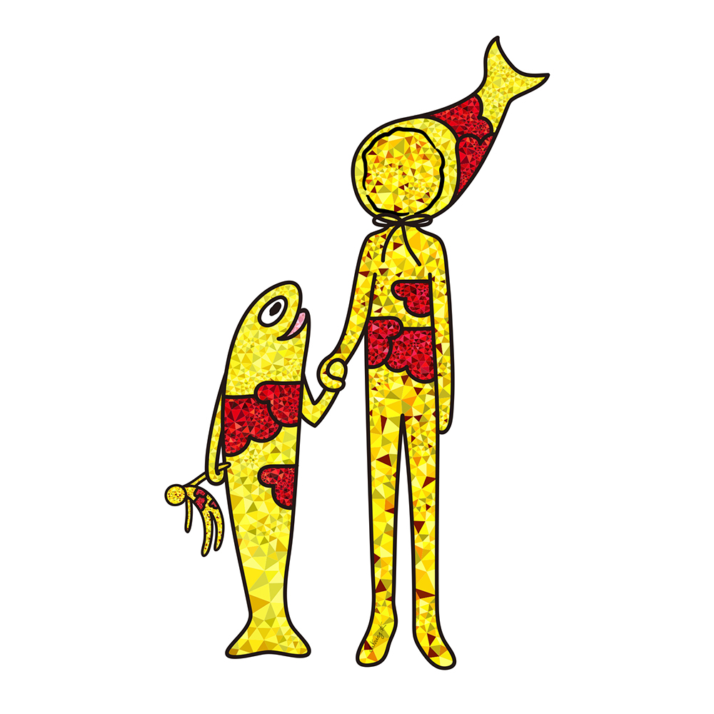 구름물고기와 구름맨 (costume) 그림 판매