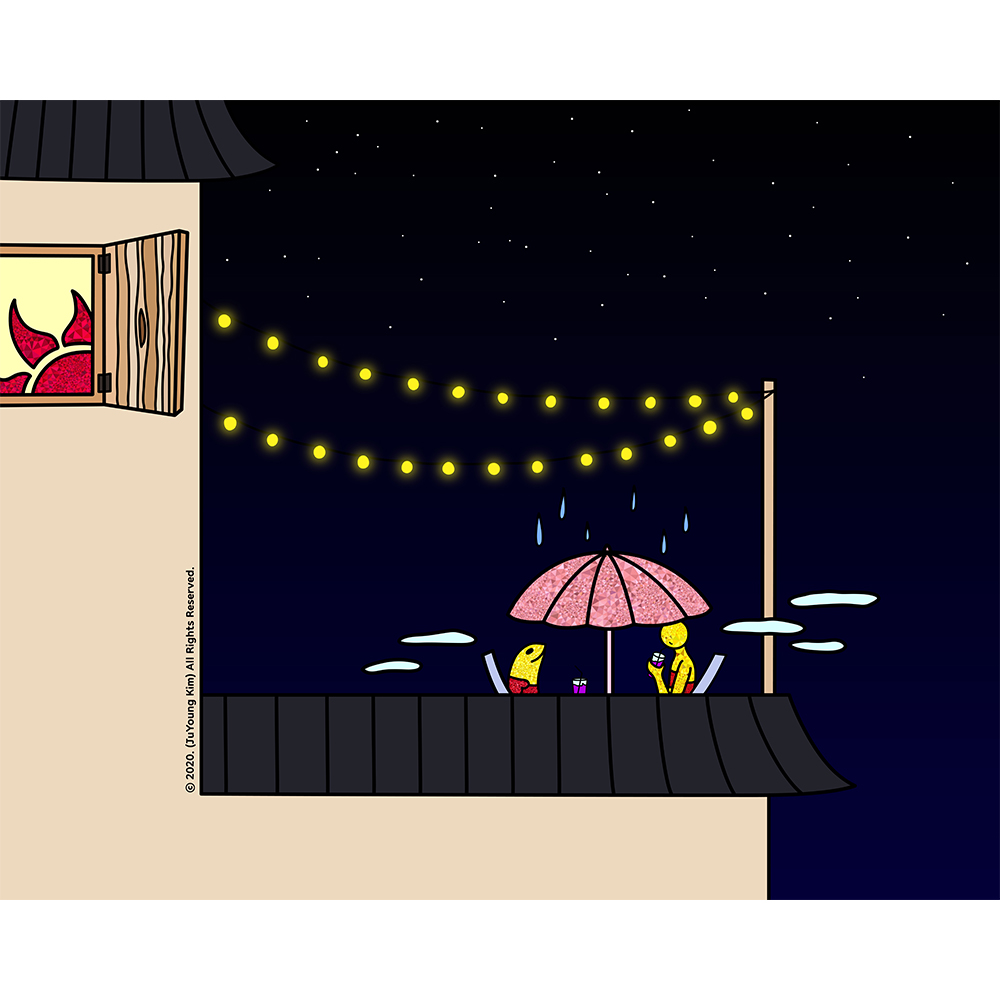 구름물고기와 구름맨 (lovely day) 그림 판매