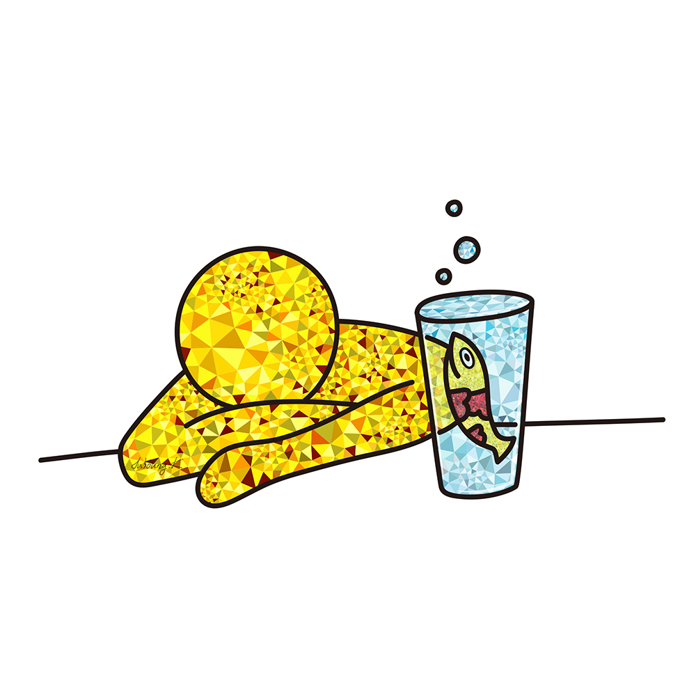 구름물고기와 구름맨 (break time) 그림 판매