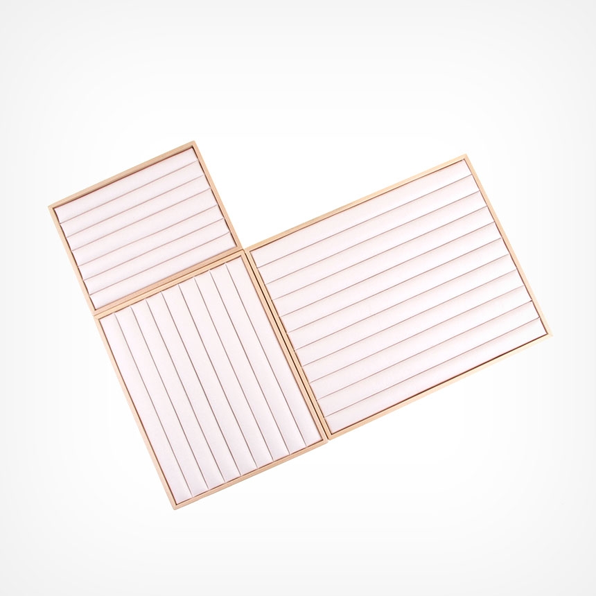 원목 반지 진열대 아이보리 30x25x3