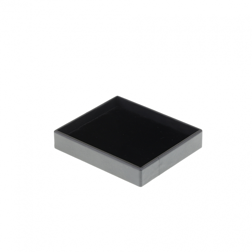 인조가죽 민판 악세사리 다용도 진열대 블랙 14.5x12.5x2.7