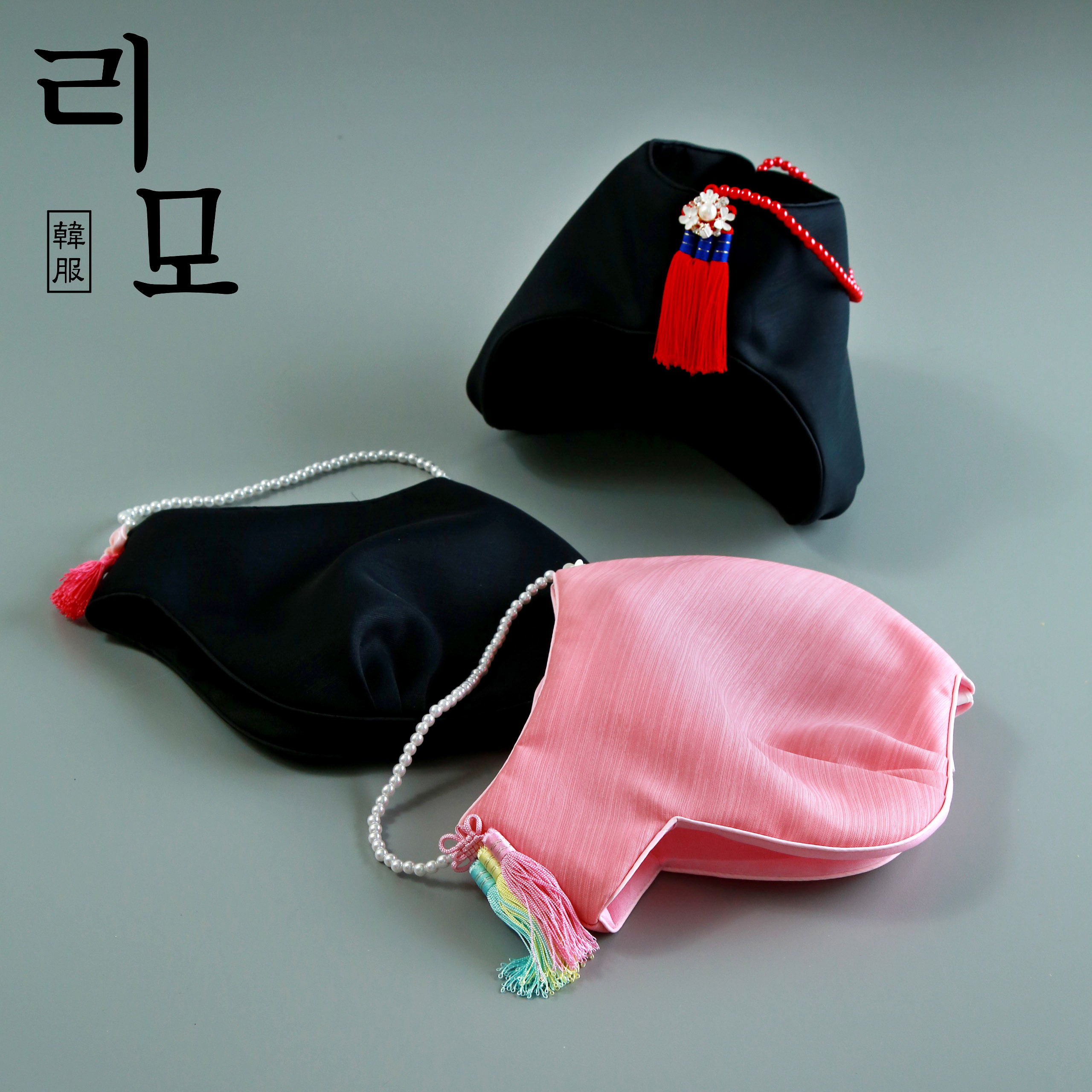 리모한복 조바위 은설(핑크) (1-2세) 여아 모자 액세서리
