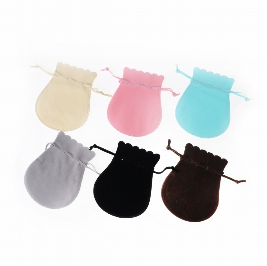 포장용 악세사리 복주머니 블랙 소 7.5x9 50장