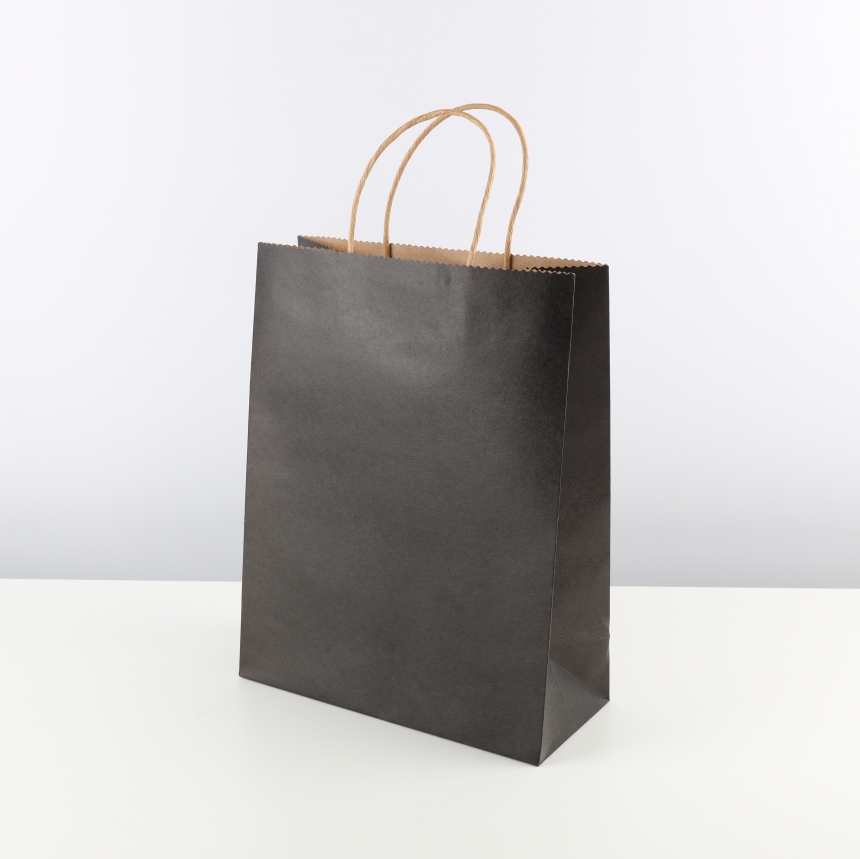 크라프트 블랙 지끈 쇼핑백 대 25x11x31 10장