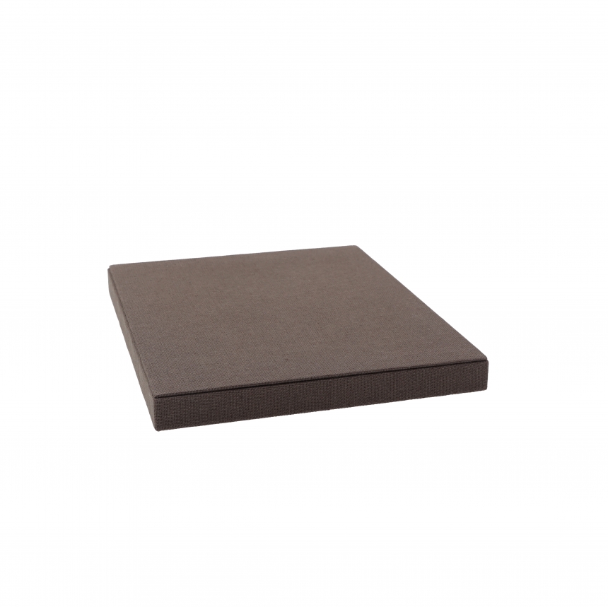 린넨 목침 다용도 진열대 브라운 대 25x20x2.1