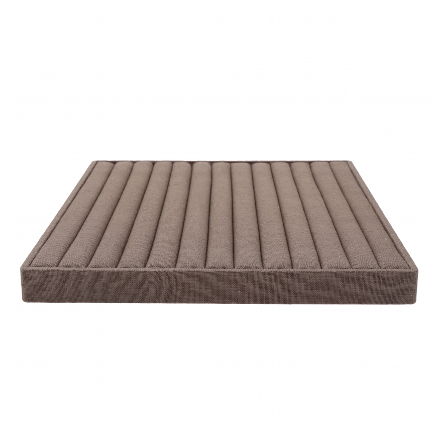 린넨 12줄 반지 진열대 브라운 35x30x2.6