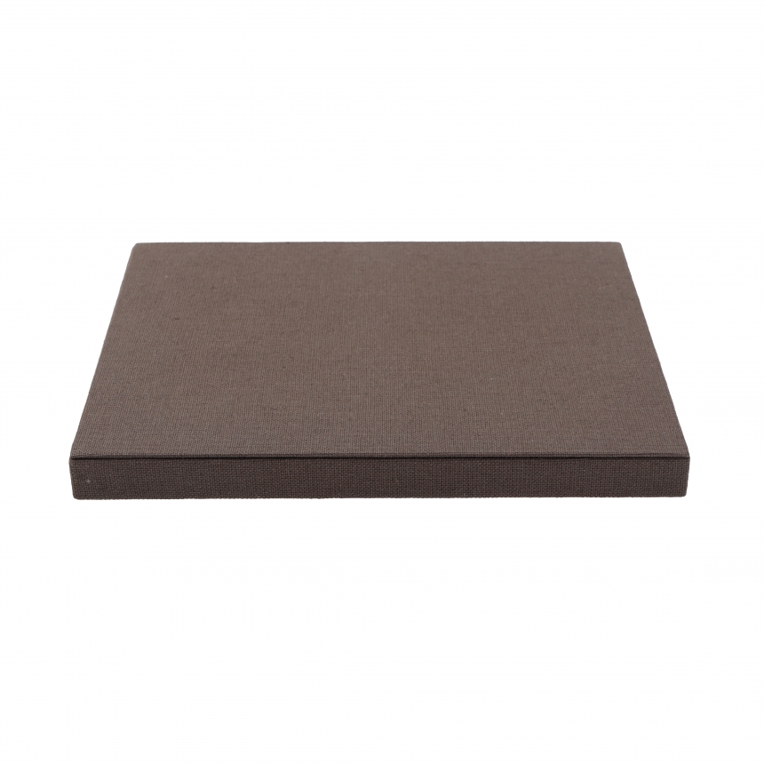 린넨 목침 다용도 진열대 브라운 대 25x20x2.1