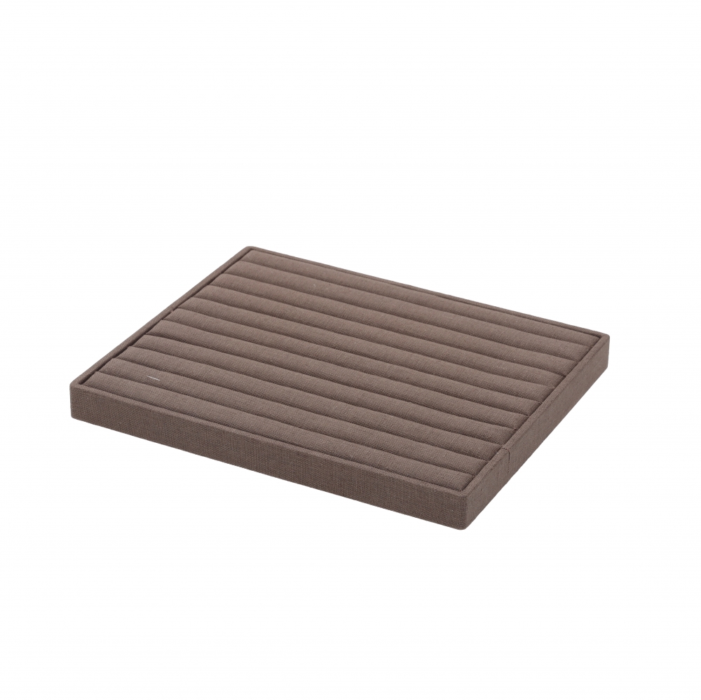 린넨 10줄 반지 진열대 브라운 30x25x2.6