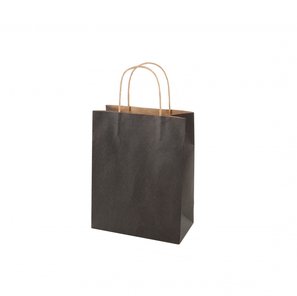 크라프트 블랙 지끈 쇼핑백 중 21x11x27 10장