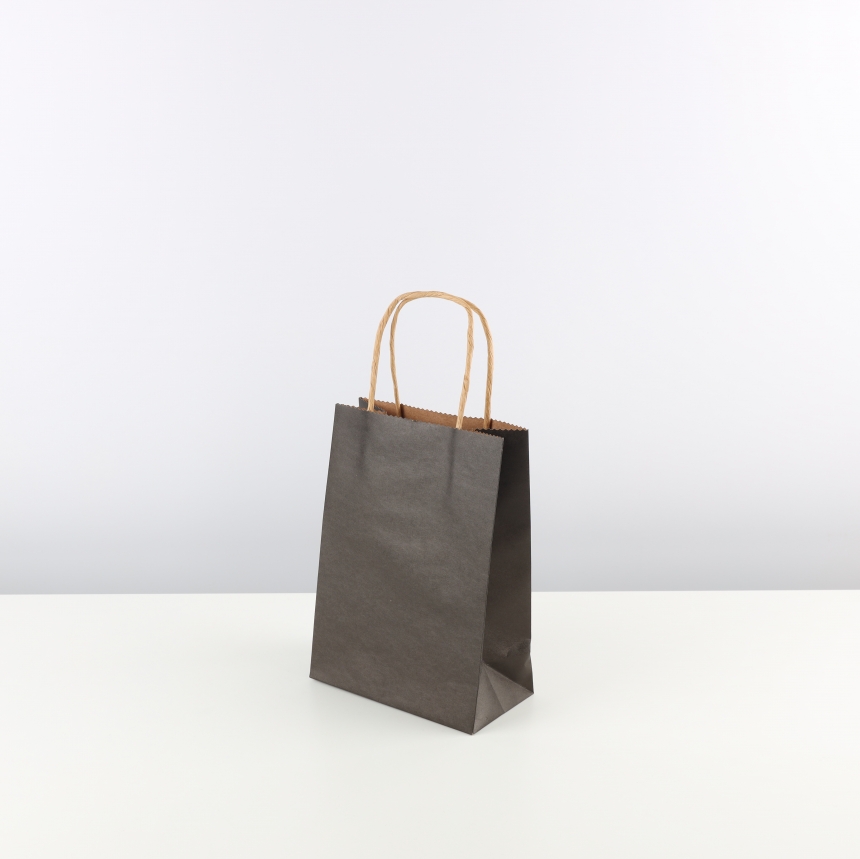 크라프트 블랙 지끈 쇼핑백 소 15x8x21 10장