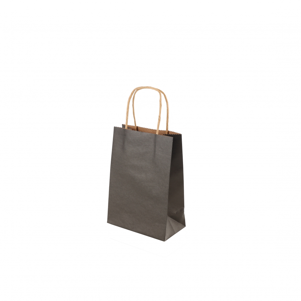 크라프트 블랙 지끈 쇼핑백 소 15x8x21 10장
