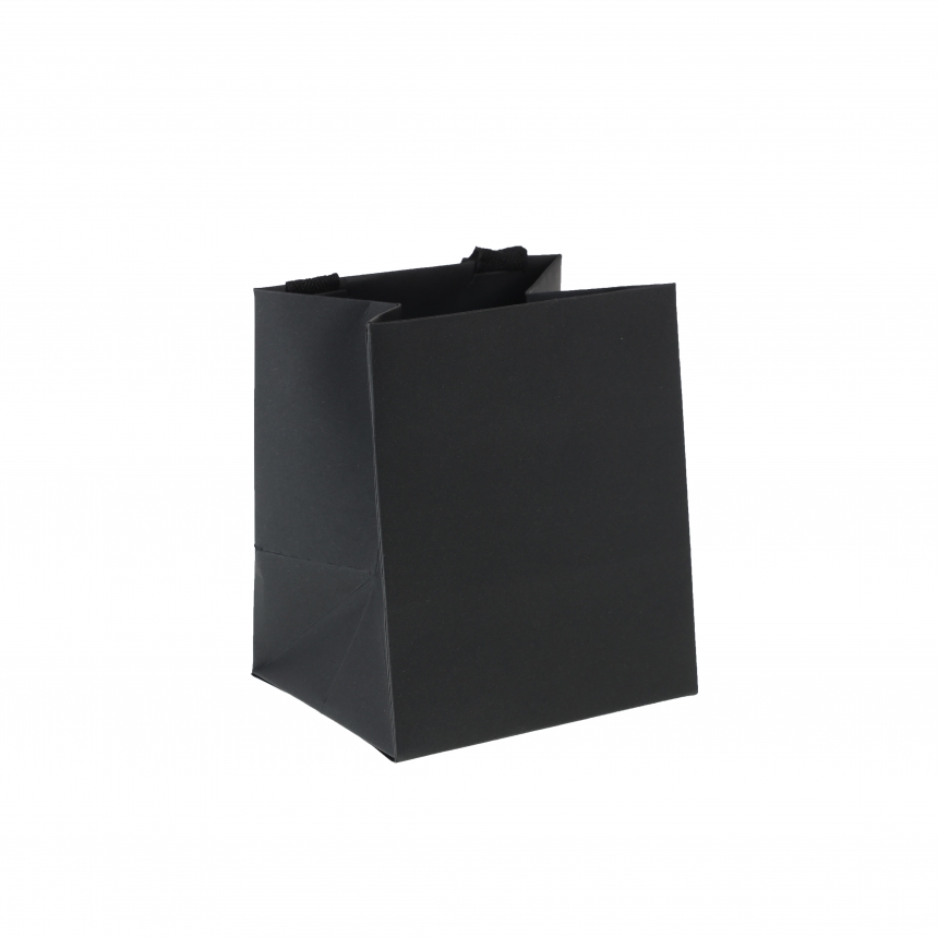 무광 블랙 쇼핑백 12x10x14cm 10장