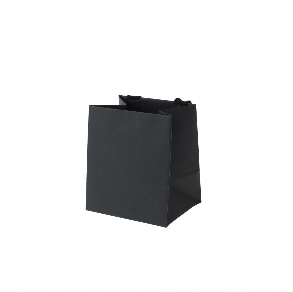 무광 블랙 쇼핑백 12x10x14cm 10장