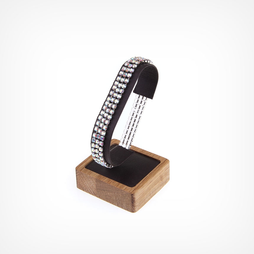 원목 1조 팔찌 시계 진열대 브라운 5.5x5x8