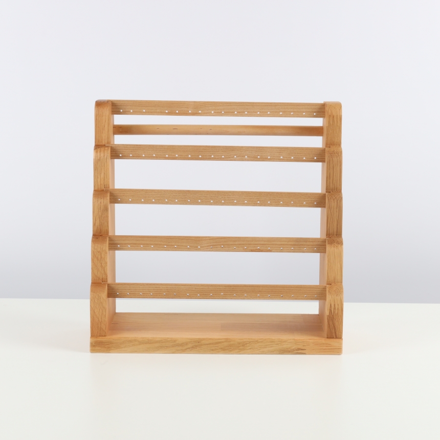 원목 5단 계단식 귀걸이 진열대 27.5x11x27