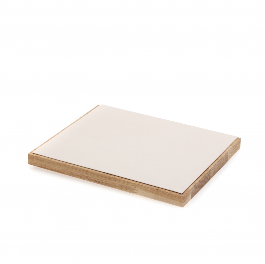원목 사각 목침 다용도 진열대 아이보리 대 25x20x1.7
