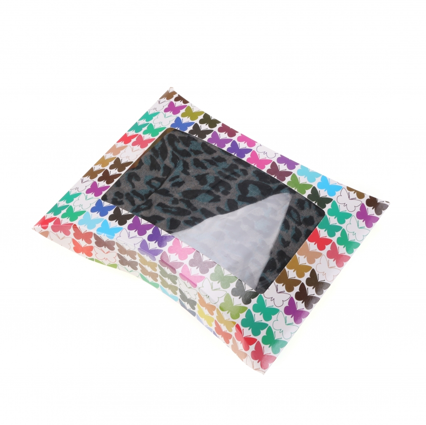 컬러 나비 투명창 베개상자 24x20x5 10장