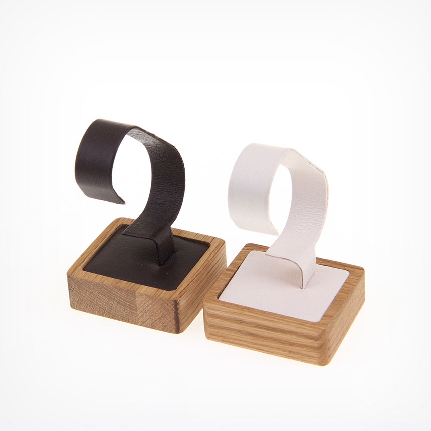 원목 1조 팔찌 시계 진열대 브라운 5.5x5x8