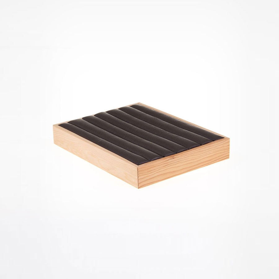 원목 반지 진열대 브라운 20x15x3