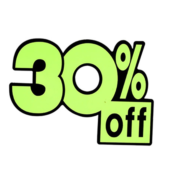30% OFF POP 글씨 9.5x7 6장