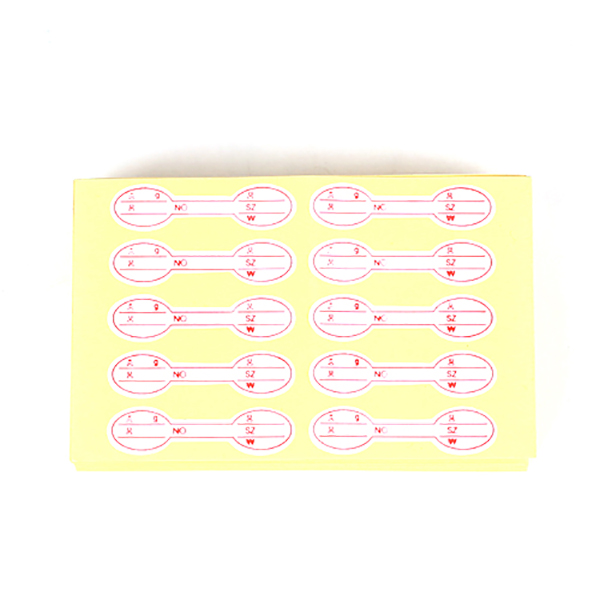 땅콩 8번 스티커 택 41mmx6mm 1000장