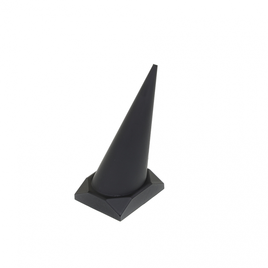 꼬깔 반지 진열대 블랙 3.5x5x7