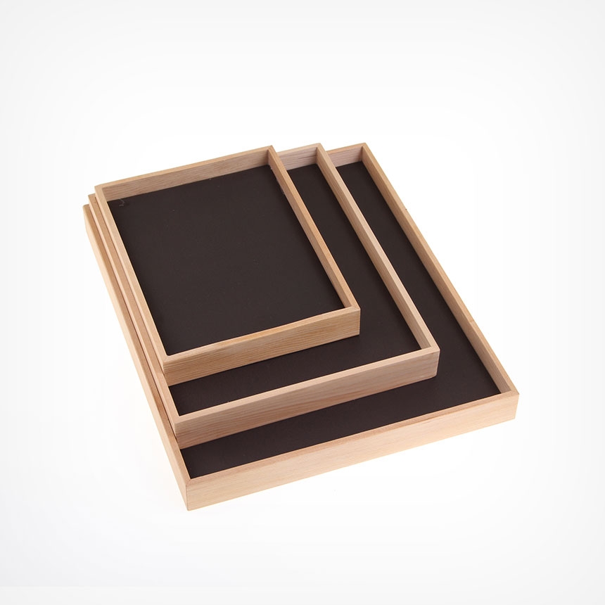 원목 민판 악세사리 다용도 진열대 브라운 30x25x2.8