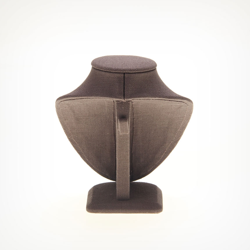 린넨 레귤러 목걸이 귀걸이 세트 마네킹 진열대 브라운 중 16x9.5x20.5