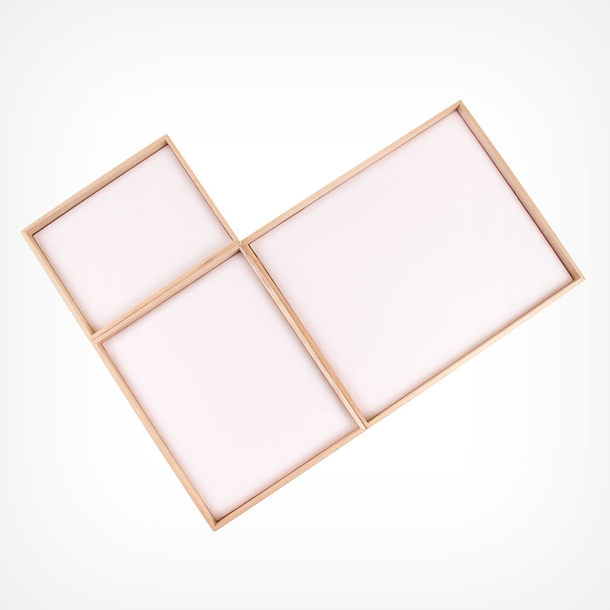 원목 민판 악세사리 다용도 진열대 아이보리 25x20x2.8