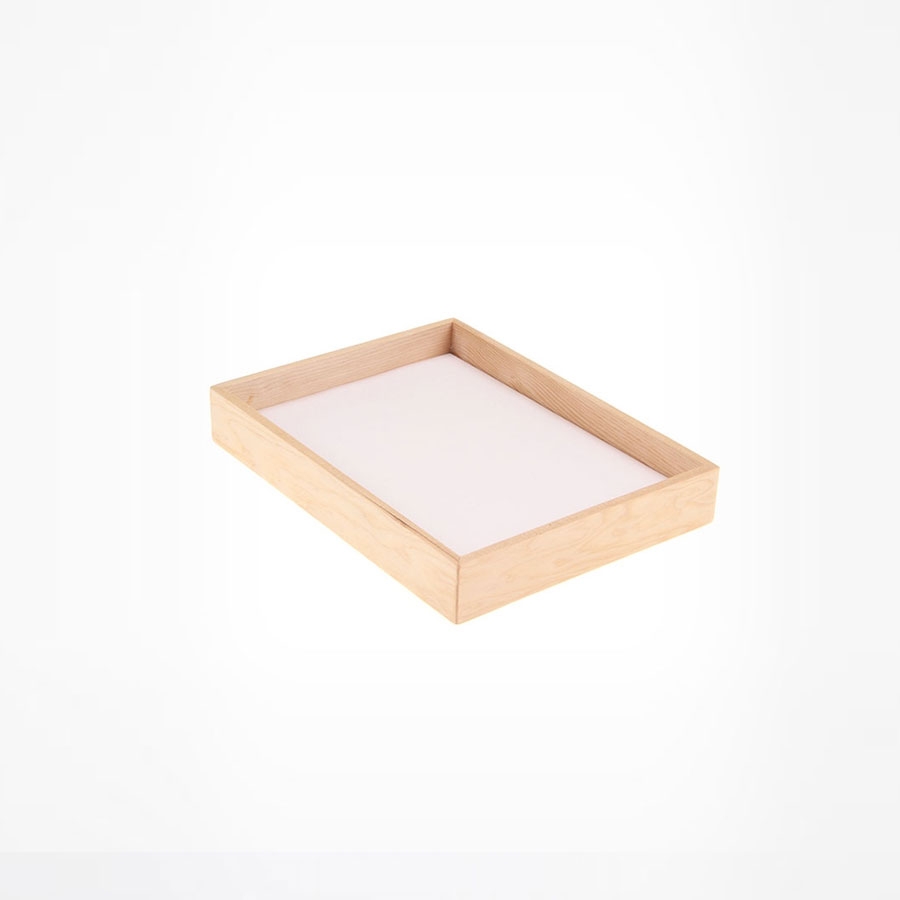 원목 민판 악세사리 다용도 진열대 아이보리 20x15x2.8