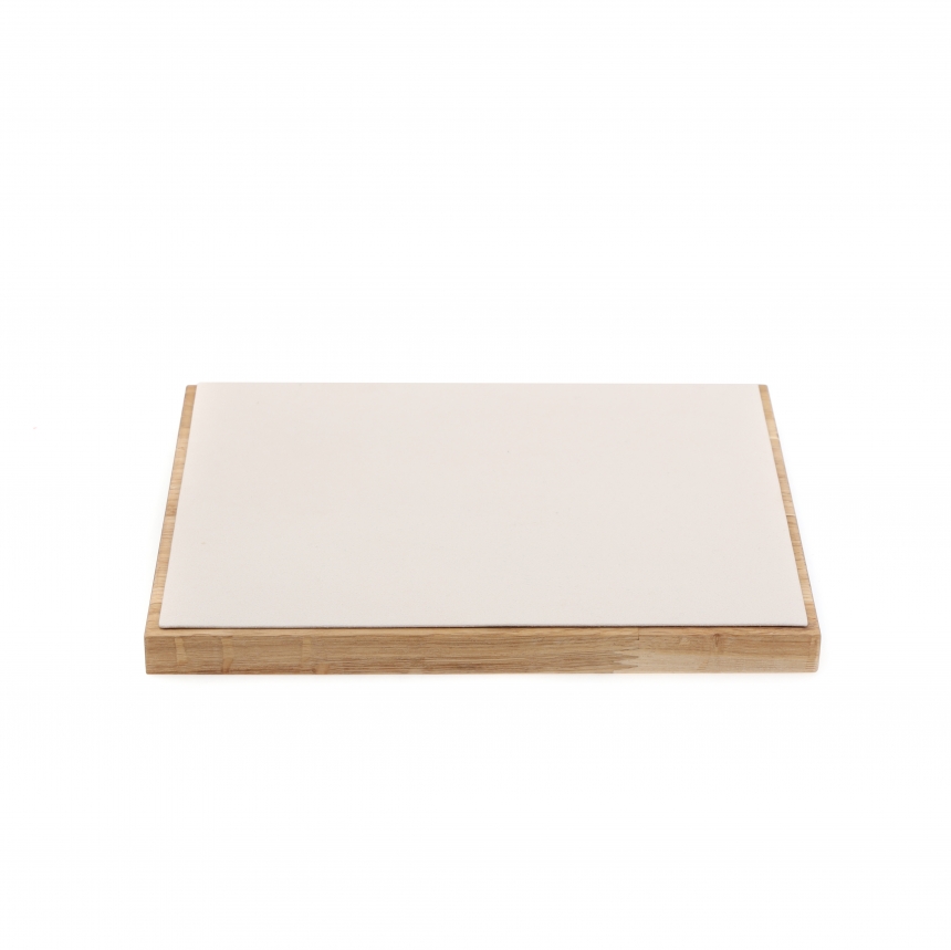 원목 사각 목침 다용도 진열대 아이보리 대 25x20x1.7