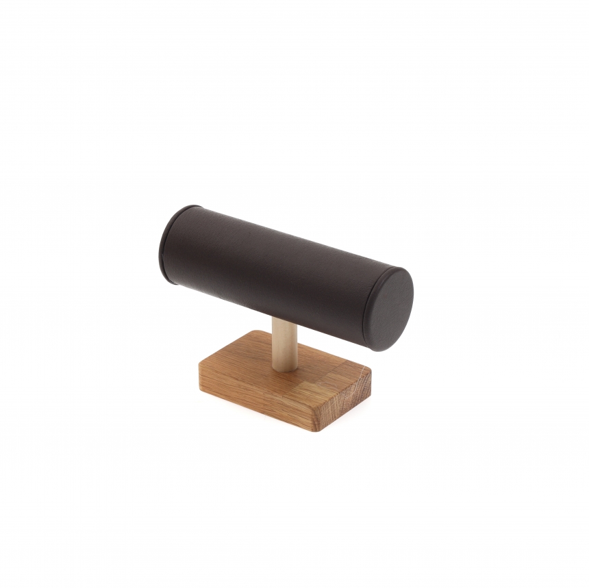 원목 T자 팔찌 진열대 브라운 소 15x6x10.5