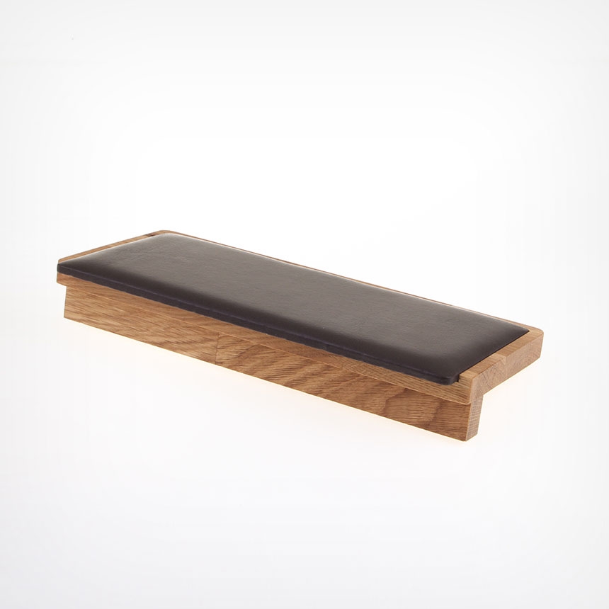 원목 L형 목걸이 진열대 브라운 대 30x15x5