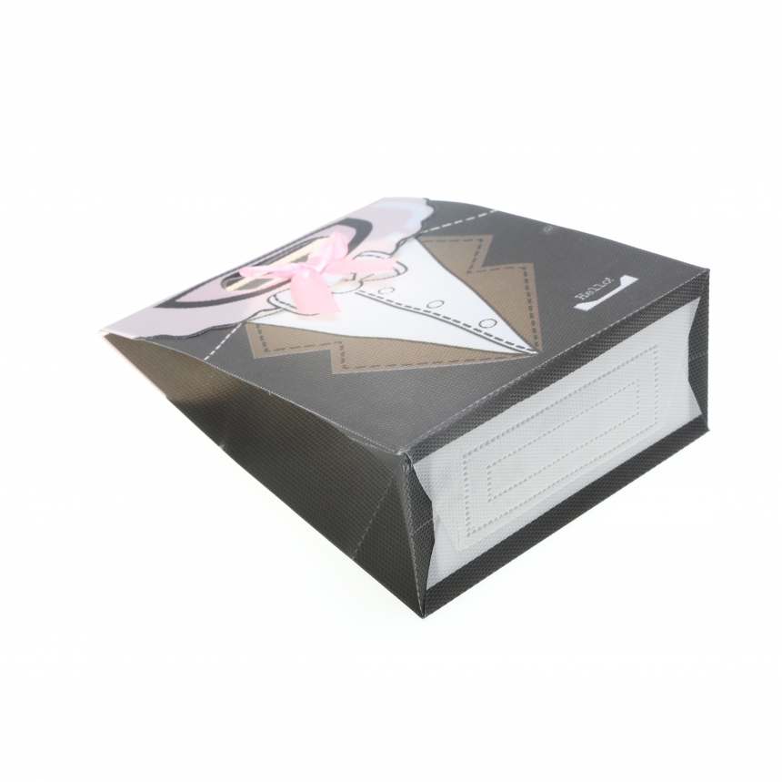 브라운 정장 리본링 삼각백 12.5x6x16 10장