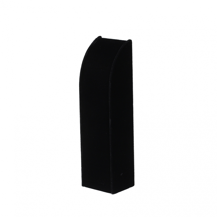 벨벳 일자형 목걸이 진열대 블랙 대 10x8x35.5