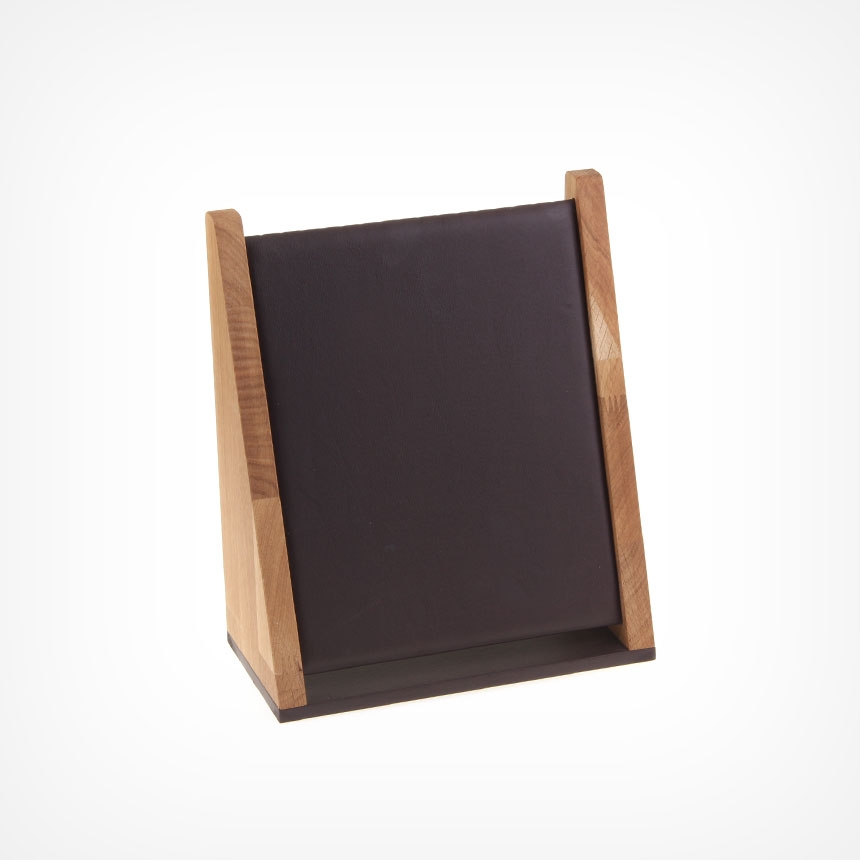 원목 경사 목걸이 진열대 브라운 대 36x13x30.5