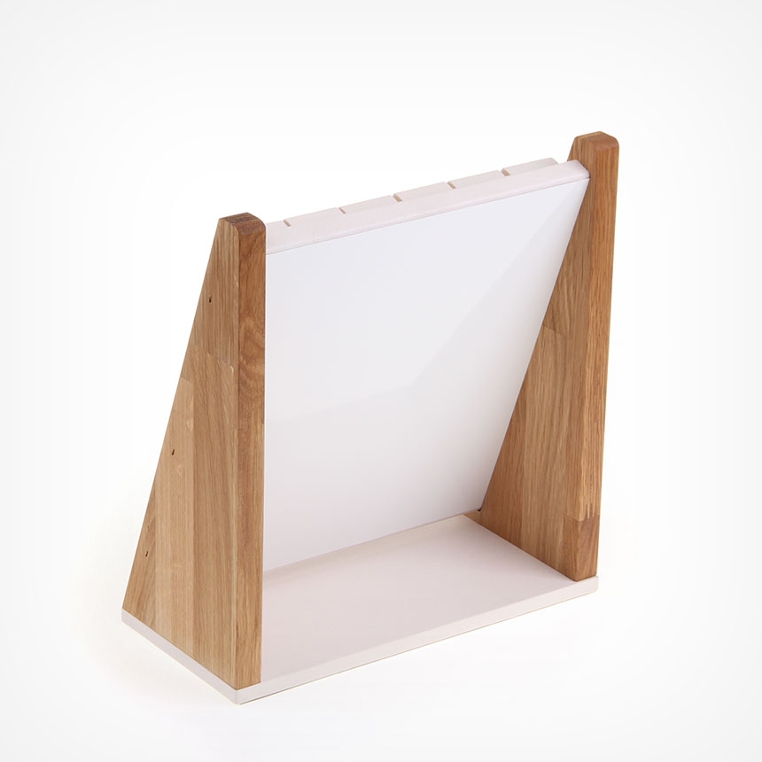 원목 24구 귀걸이 진열대 브라운 27.5x13x30.5
